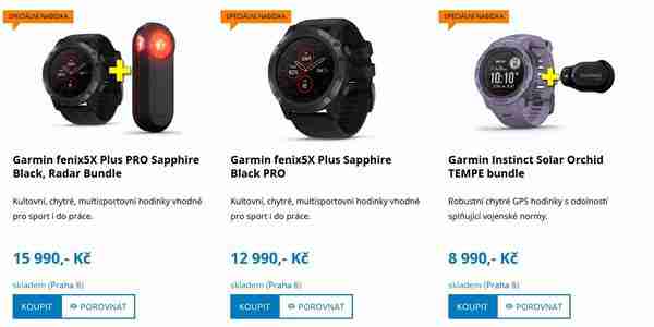 Garmin slaví narozeniny, dárek dostanete vy – slevu na chytré hodinky a další gadgety